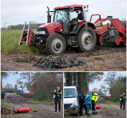 JEUGD-NACHTMERRIE: 13-Jarige Motorcrosser Per Traumahelikopter Afgevoerd – De Onwaarschijnlijke Waarheid Achter De Tractor Die 'Geheime Vracht' Vervoerde, Is Door De Politie Verzegeld!