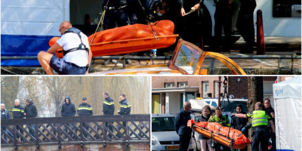 Die Leiche wurde im Wasser der Linnäuskade gefunden. Die Polizei untersuchte die ungewöhnlichen Details auf dem Namensschild in der Tasche.