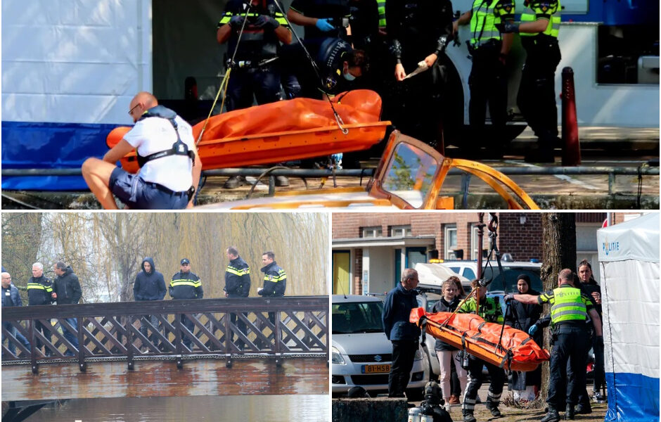 Die Leiche wurde im Wasser der Linnäuskade gefunden. Die Polizei untersuchte die ungewöhnlichen Details auf dem Namensschild in der Tasche.