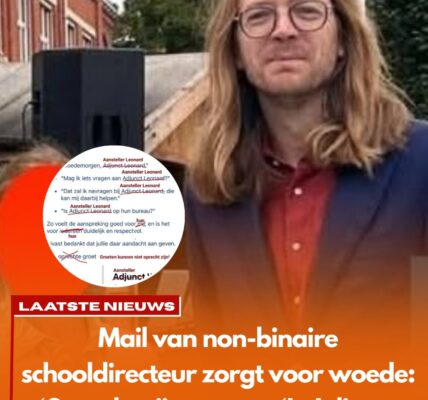Mail van non-binaire schooldirecteur zorgt voor woede: ‘Spreek mij aan met: ‘Is Adjunct Leonard op HUN bureau?”