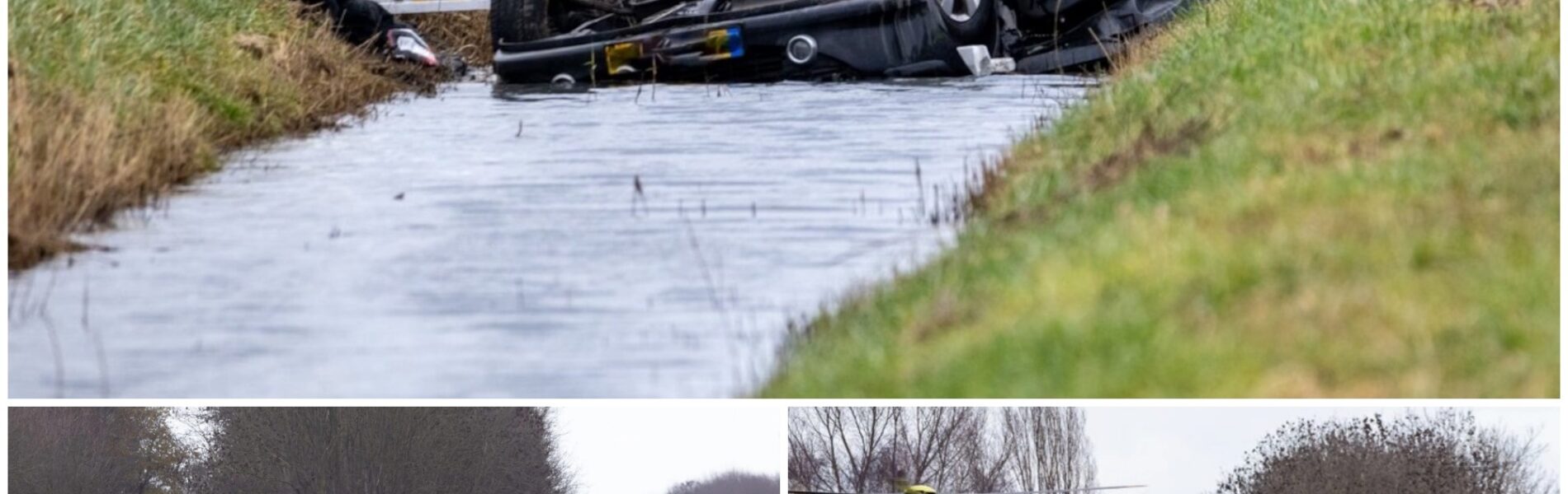 Verkeersdrama bij Dragonrip: auto met daarin 5 mensen viel in het water, 1 persoon stierf