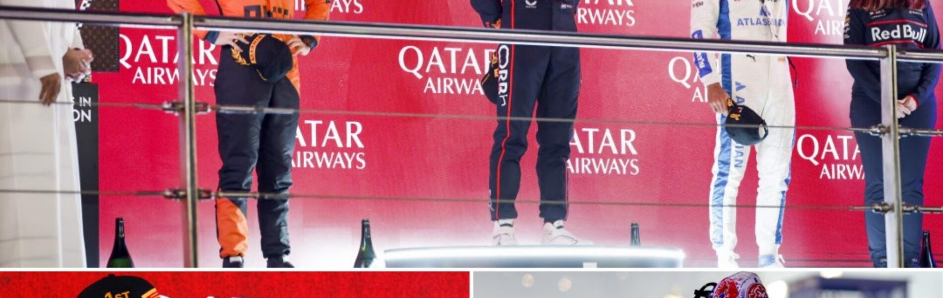 Cruciale overwinning Verstappen in Qatar, houdt kans op WK-titel