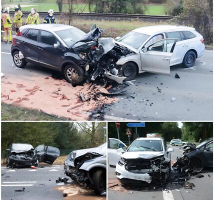 Frontalcrash auf der B64 bei Höxter – Zwei Schwerverletzte nach riskantem Ausweichmanöver