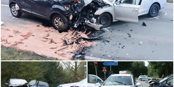 Frontalcrash auf der B64 bei Höxter – Zwei Schwerverletzte nach riskantem Ausweichmanöver