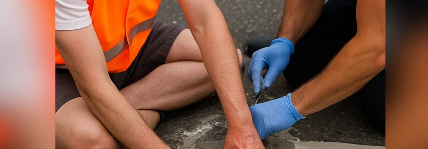 Klimaatactivisten krijsen het uit wanneer ze doorhebben wat het cement met hun handen doet: "Help! Ik zit vast!" 😳