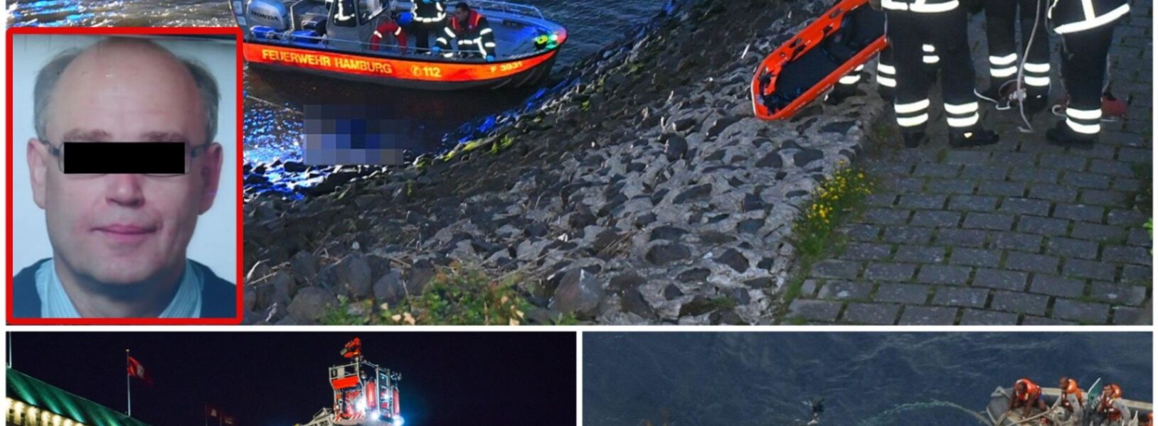 Toter Mann in der Elbe nahe Airbus