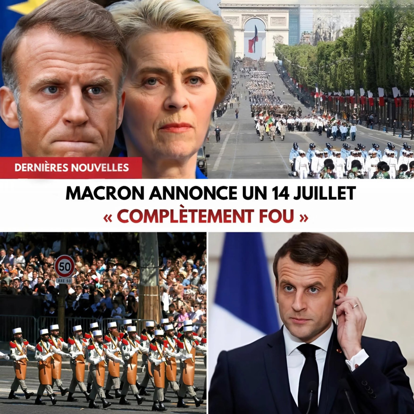 14 Juillet : Emmanuel Macron prépare une célébration sous le signe du réarmement et de l’Europe